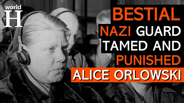 Alice Orlowski - Bestial Nazi Guard in Majdanek Concentration Camp - Nazi Germany - Holocaust - WW2