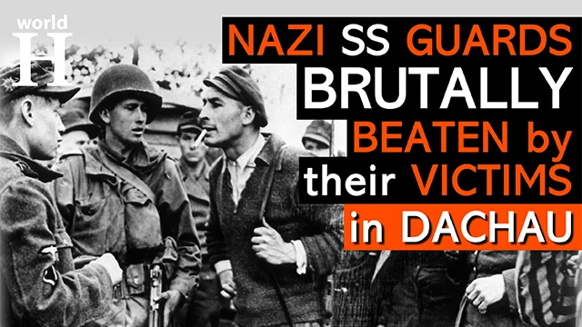 Brutally Beaten SS Guards at Dachau - Dachau Massacre & Execution of Nazi Guards - Holocaust - WW2