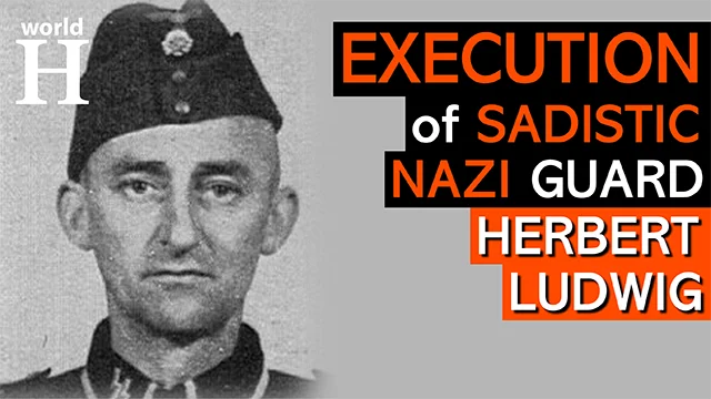 Execution of Herbert Ludwig - Bestial German Nazi Guard at Auschwitz Concentration Camp - Holocaust