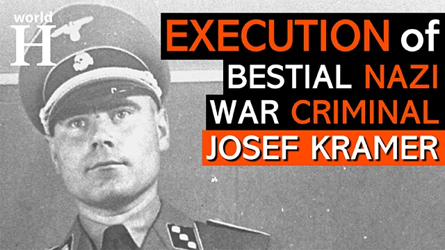 Execution of Josef Kramer - Sadistic Nazi Commandant of Auschwitz Birkenau & Bergen Belsen - WW2