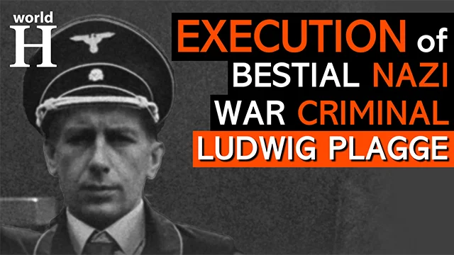 Execution of Ludwig Plagge - Sadistic Nazi Officer at Auschwitz & Majdanek & Flossenbürg Camp - WW2