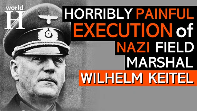 Execution of Wilhelm Keitel - Nazi Field Marshal & War Criminal - Nuremberg Trials - World War 2