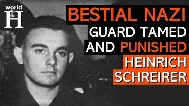 Heinrich Schreirer - Brutal Nazi Guard in Auschwitz Concentration Camp - Nazi Germany - Holocaust