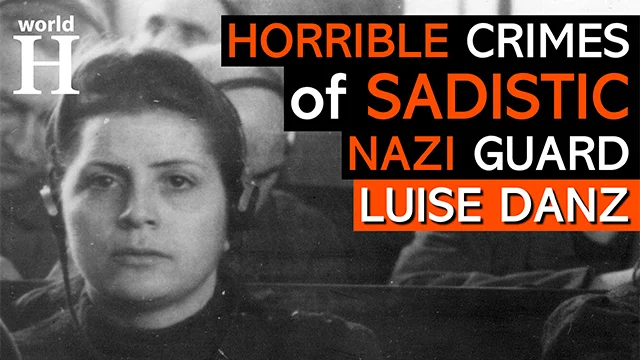 Luise Danz - Bestial Nazi Guard at Auschwitz & Malchow Concentration Camps - Holocaust - WW2
